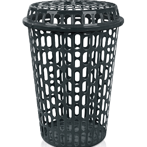Cesto  63 L  telado c/ tampa preto