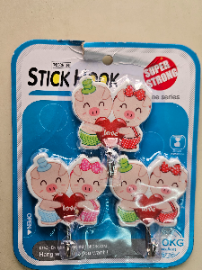 Gancho c/3 Porquinho  FEN3685