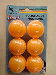 Bolinha ping pong c/6