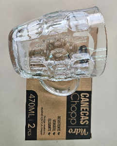 Caneca chopp em vidro