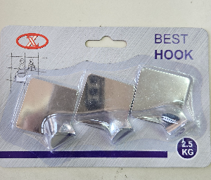 Gancho Metal Losango c/3